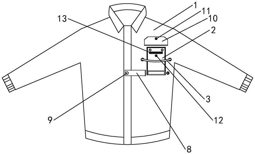 一种校服的防盗口袋的制作方法