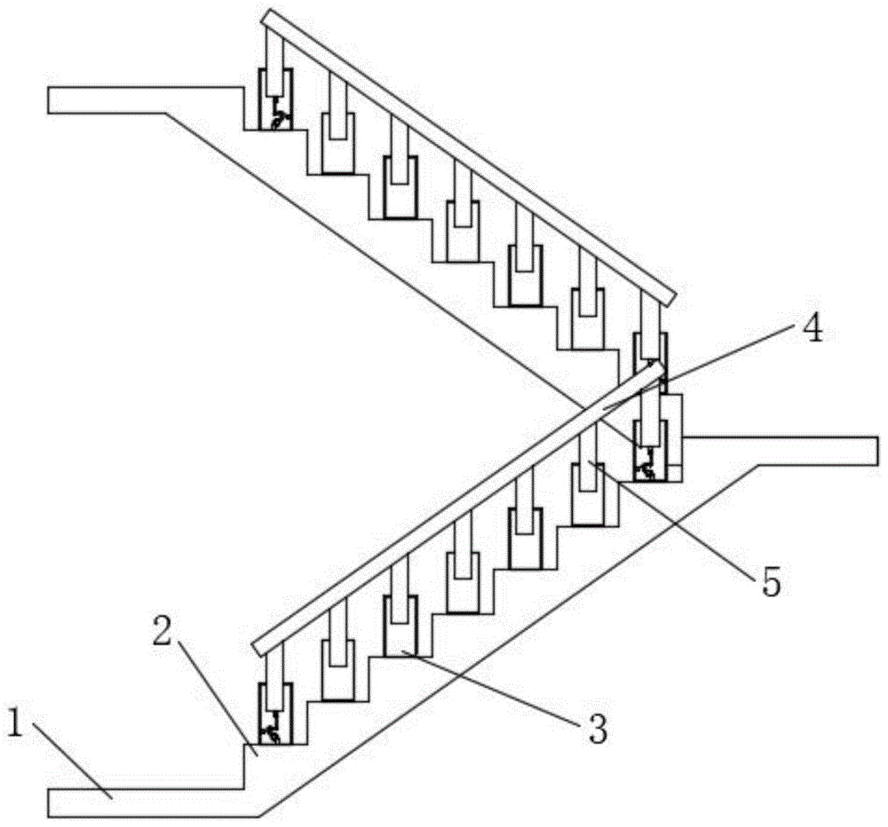 一种可伸缩楼梯护栏的制作方法