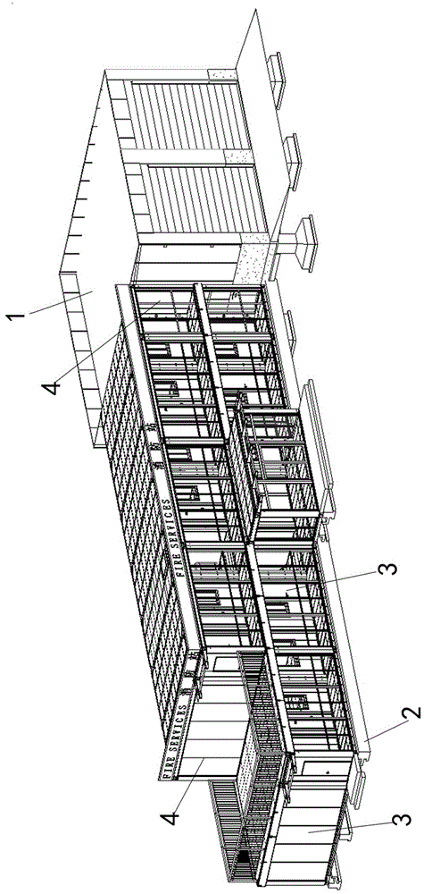 一种二层模块化消防站的制作方法