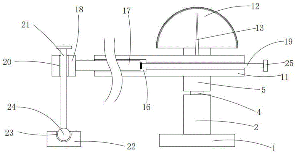 一种建筑工程施工的基坑支护用斜度测量装置的制作方法