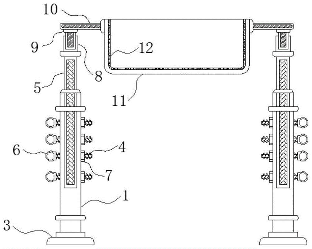 一种建筑工程施工用可拆卸式临时支护的制作方法