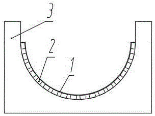 一种圆形柱子的施工模板的制作方法