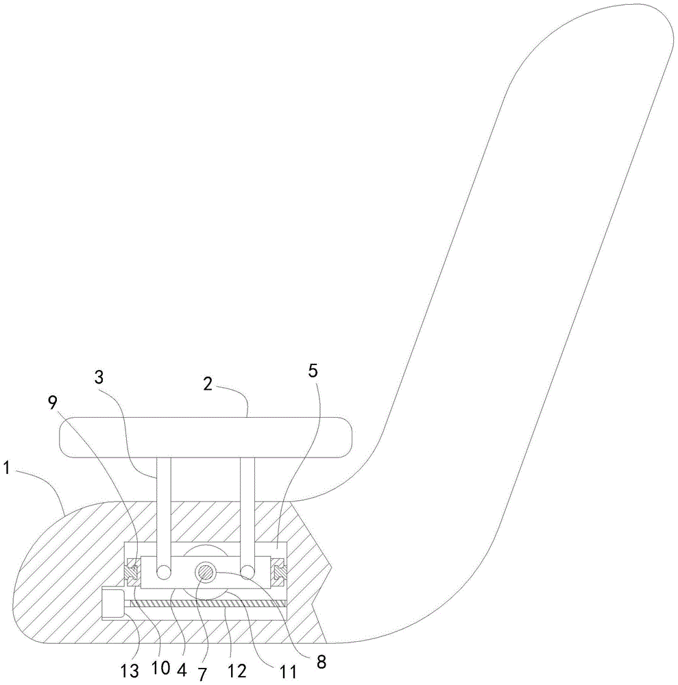 一种新型列车商务座椅结构的制作方法