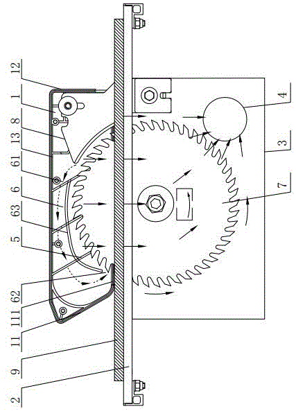 电动工具集尘导流护罩的制作方法