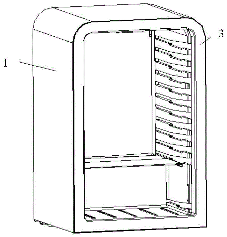 一种冰箱壳体结构和冰箱的制作方法