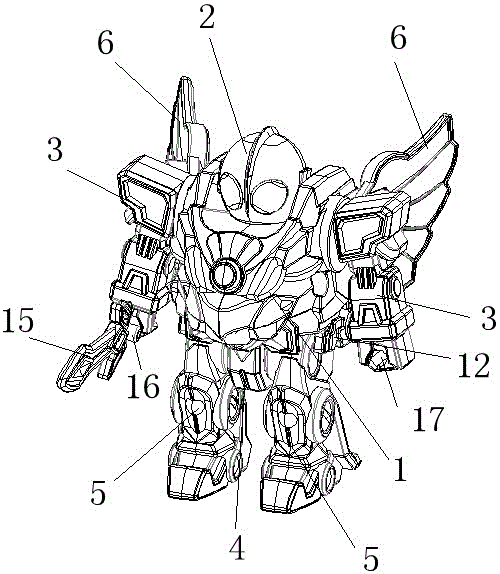 一种变形玩具的制作方法