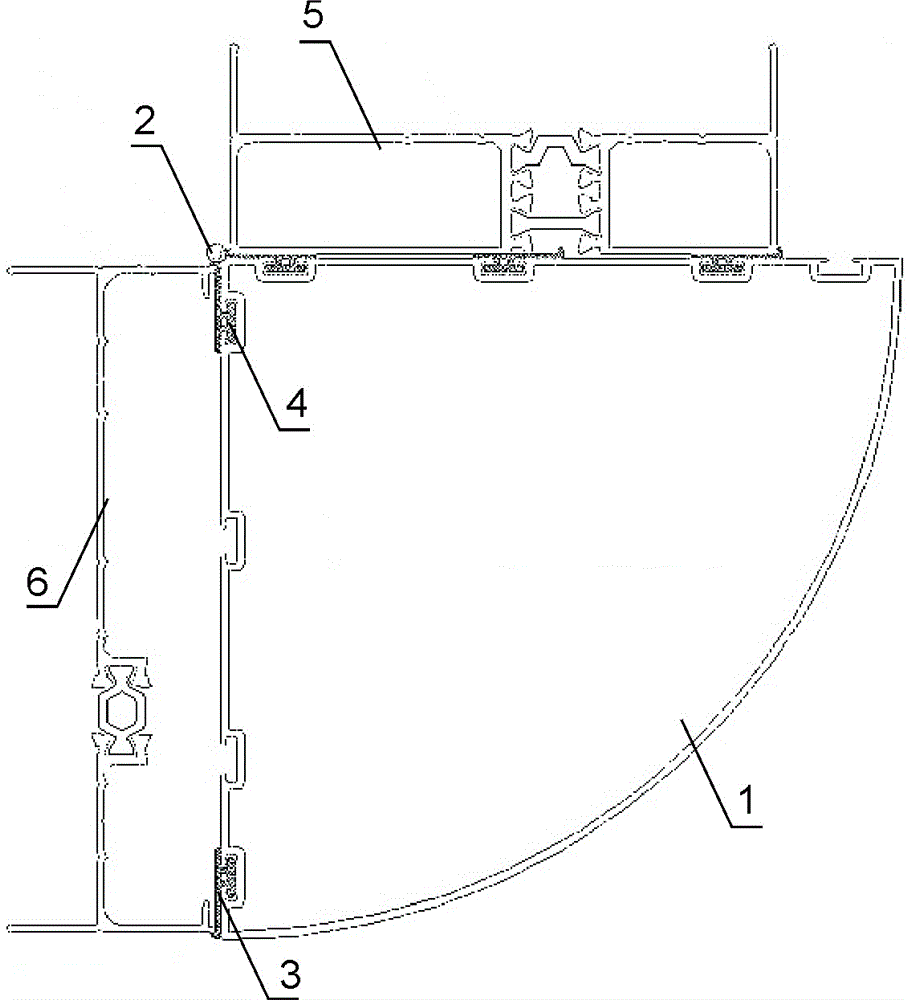 防水隔热节能门窗转角型材的制作方法