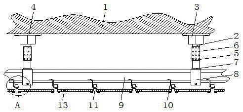 一种室内顶板安装结构的制作方法