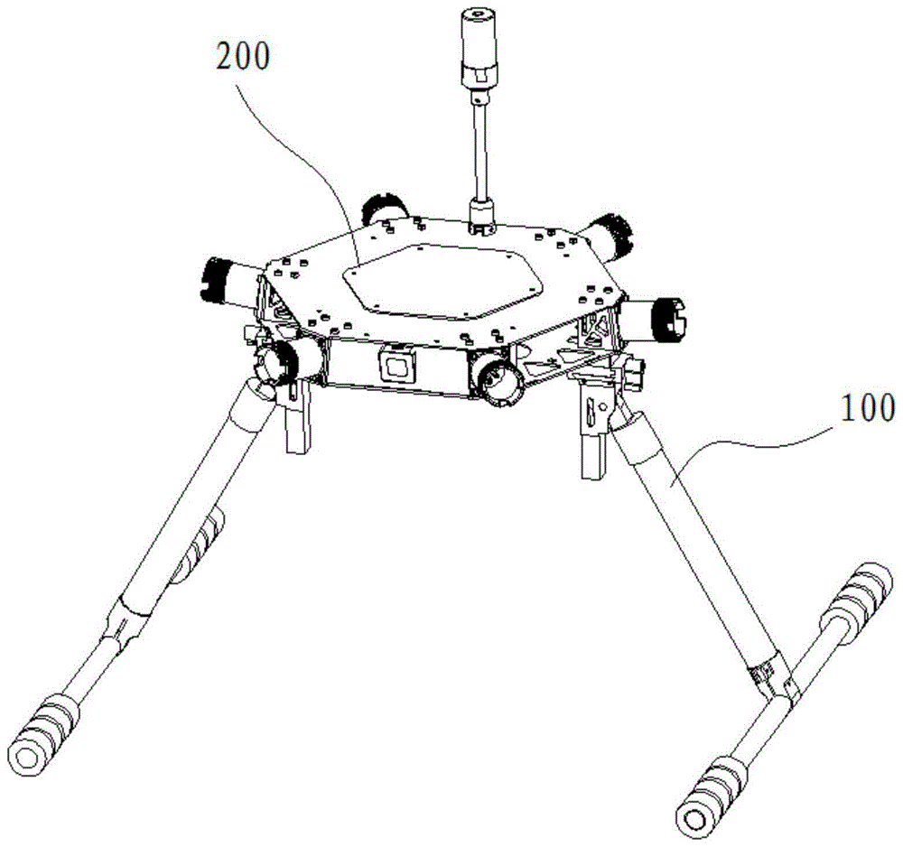 一种无人机的快拆脚架结构的制作方法