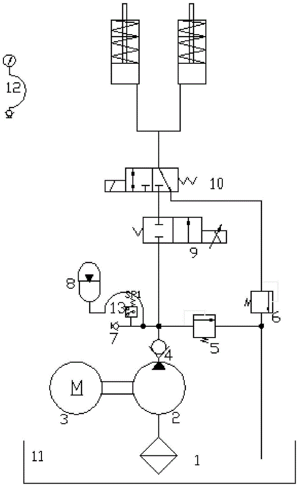 一种用于AGV自动制动的液压系统的制作方法