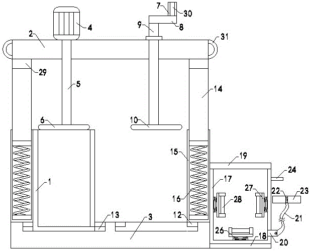 一种桥梁建筑施工用物料搅拌辅助设备的制作方法