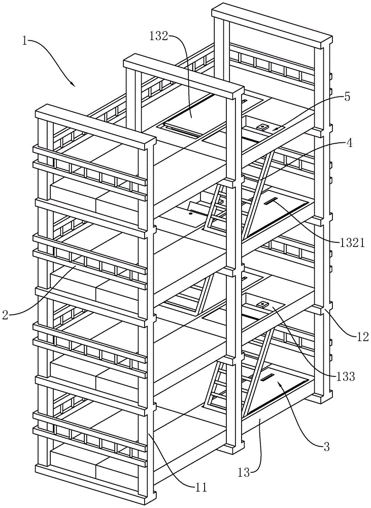 高层建筑升降脚手架的制作方法