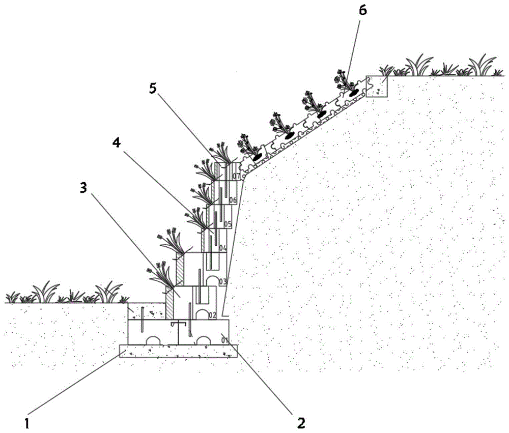 一种装配式生态护坡的制作方法
