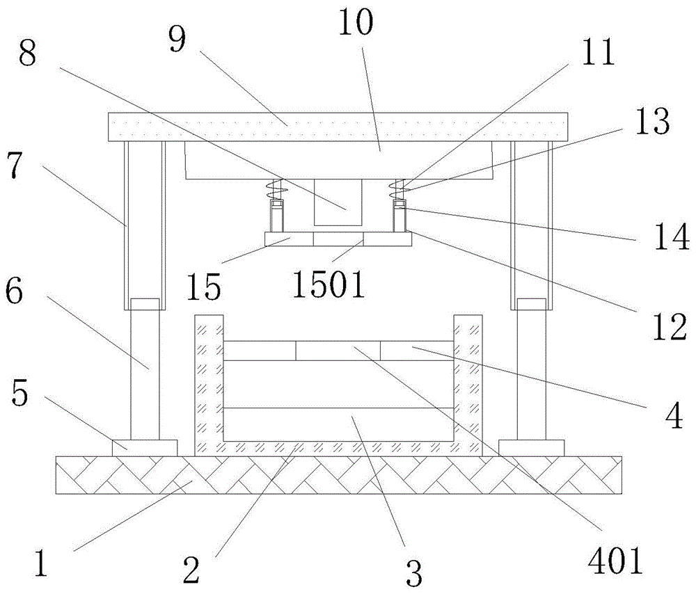 一种便于退料的冲孔模具的制作方法