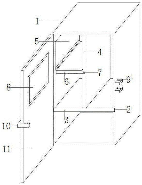 一种分仓式低压柜结构的制作方法
