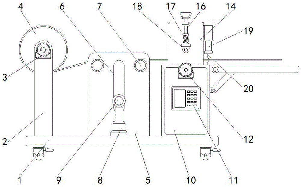 一种纺织用智能纺织新材料断切结构的制作方法