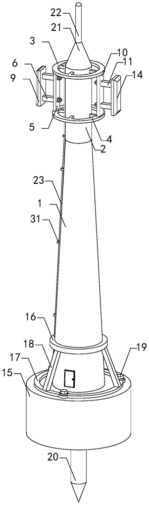 一种稳固型通信铁塔的制作方法