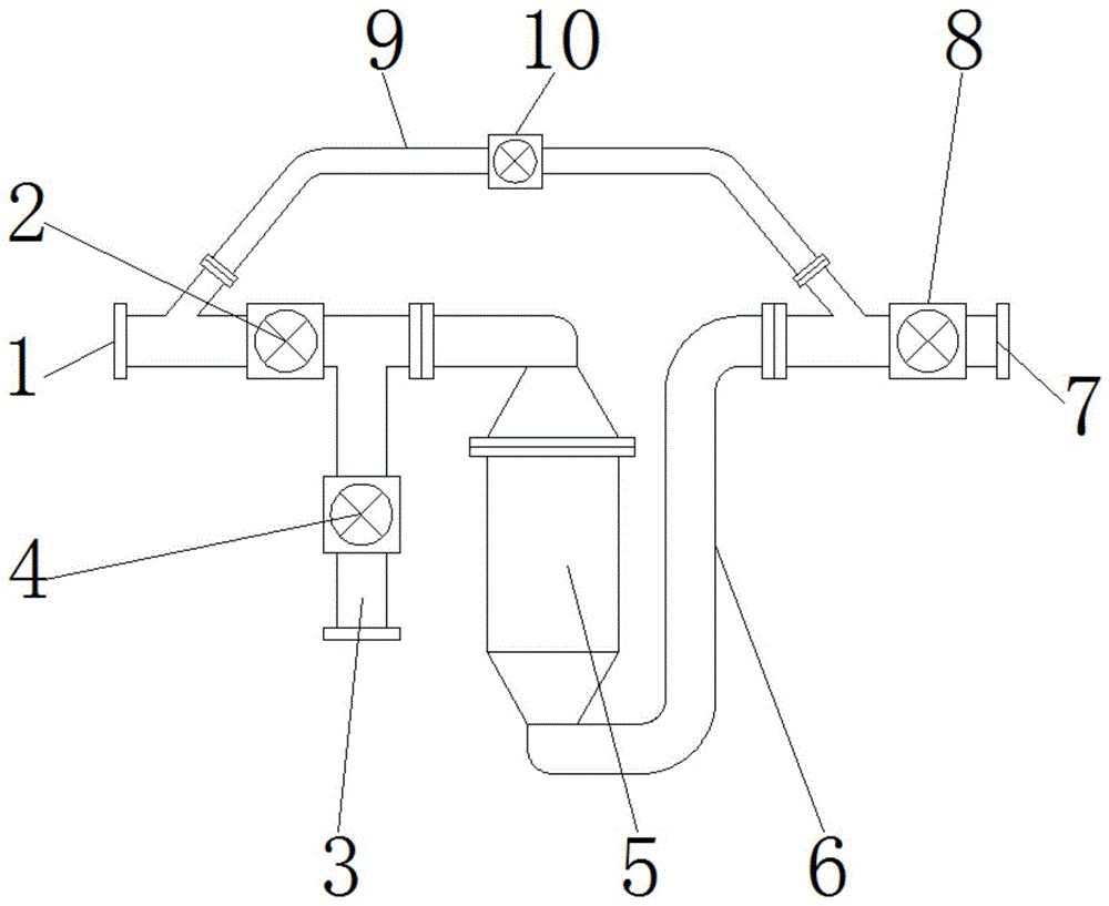 一种带有过滤功能的浸出器循环泵反冲管的制作方法