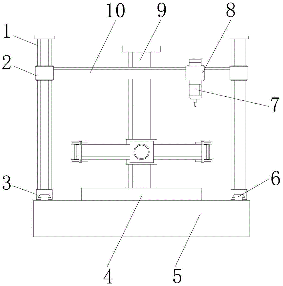 一种大理石表面刻字雕刻机的制作方法