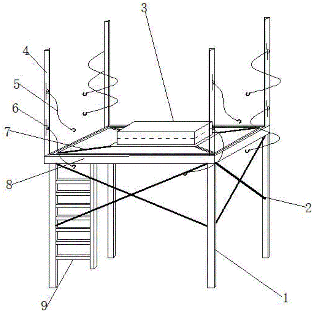 一种建筑施工用防坠落装置的制作方法