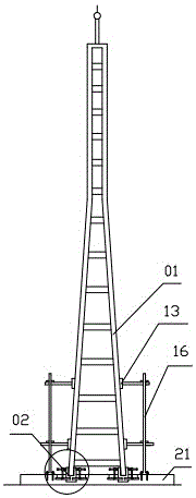 信号发射塔稳定装置的制作方法