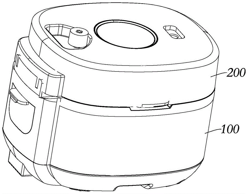 方便排气的卡钳式电压力锅的制作方法
