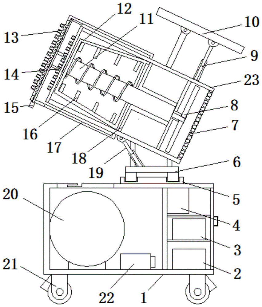 一种建筑工地用具有防暑降尘功能的喷淋装置的制作方法