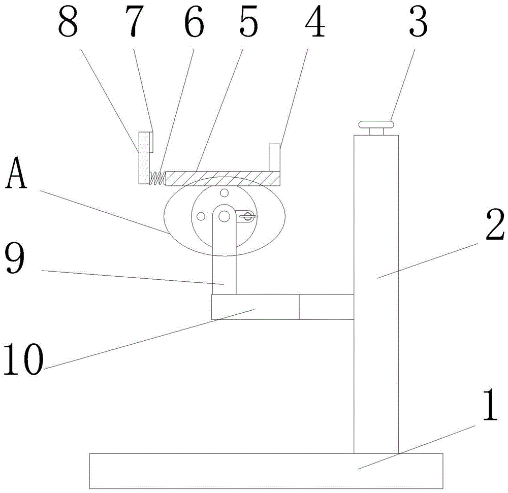 一种光纤激光打标机高度可调机架的制作方法