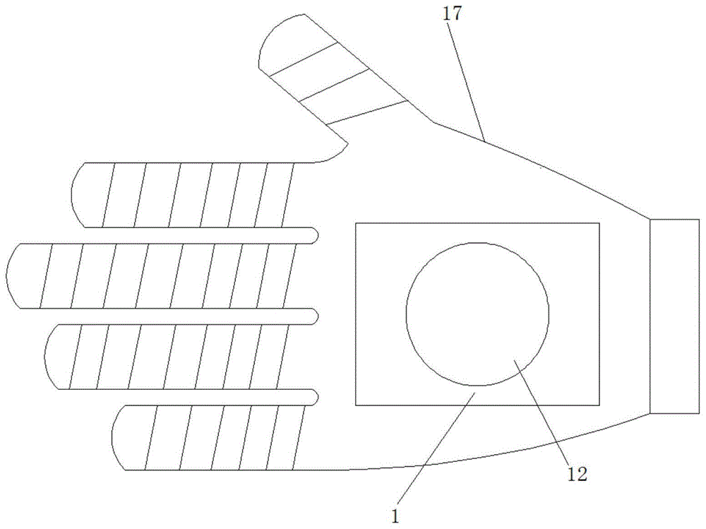 一种可发热手套的制作方法