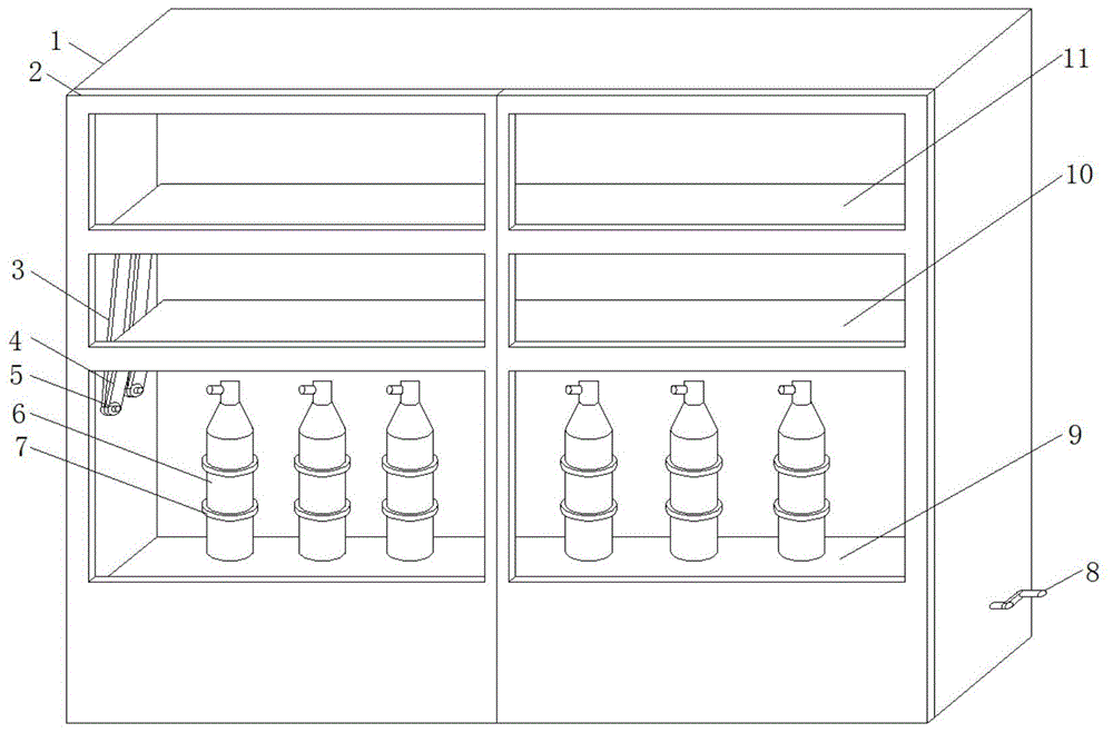 一种消防器材柜的制作方法