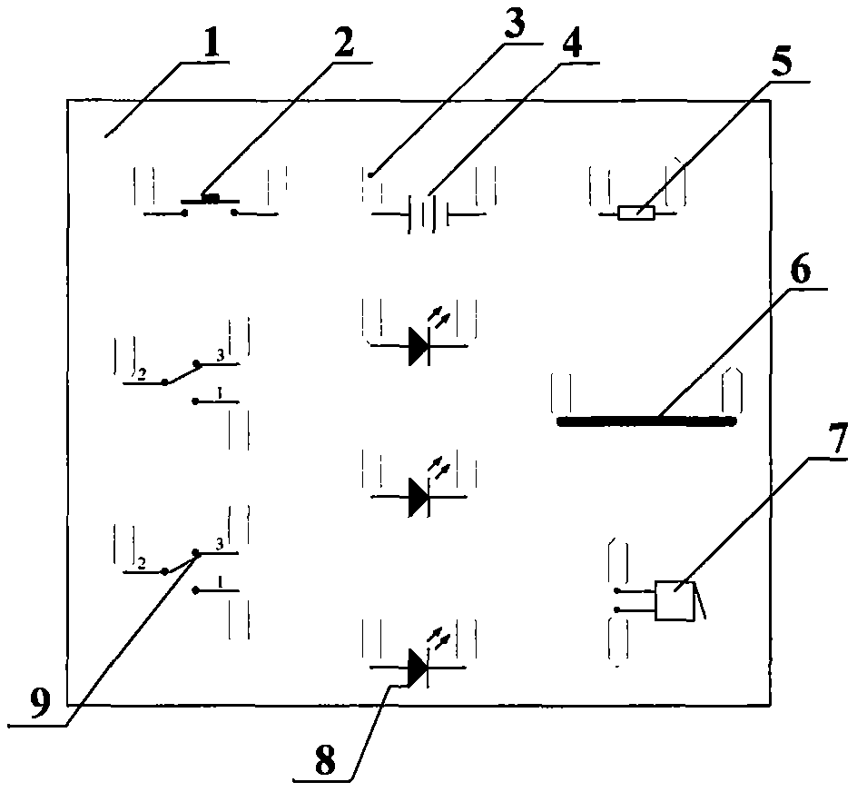 电路连线演示板的制作方法