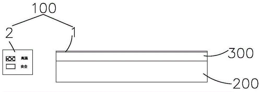 一种烫画机的高温警示结构的制作方法