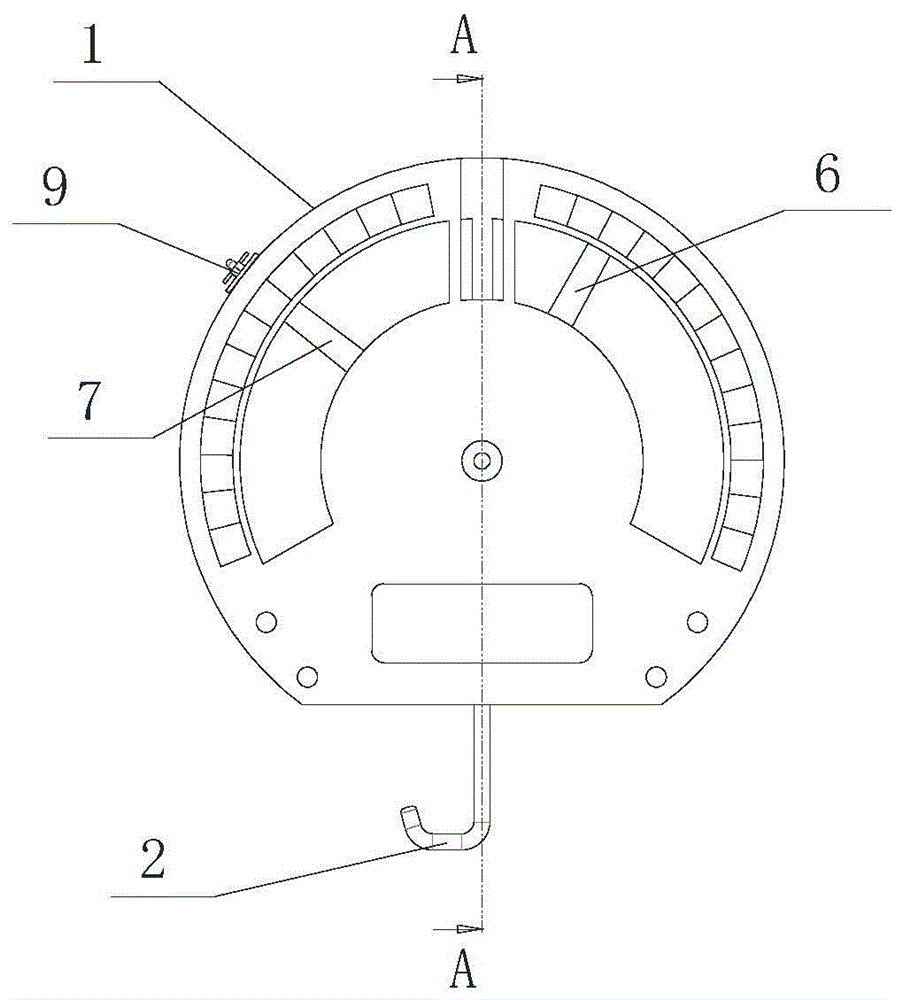 一种血液透析患者体重计量工具的制作方法