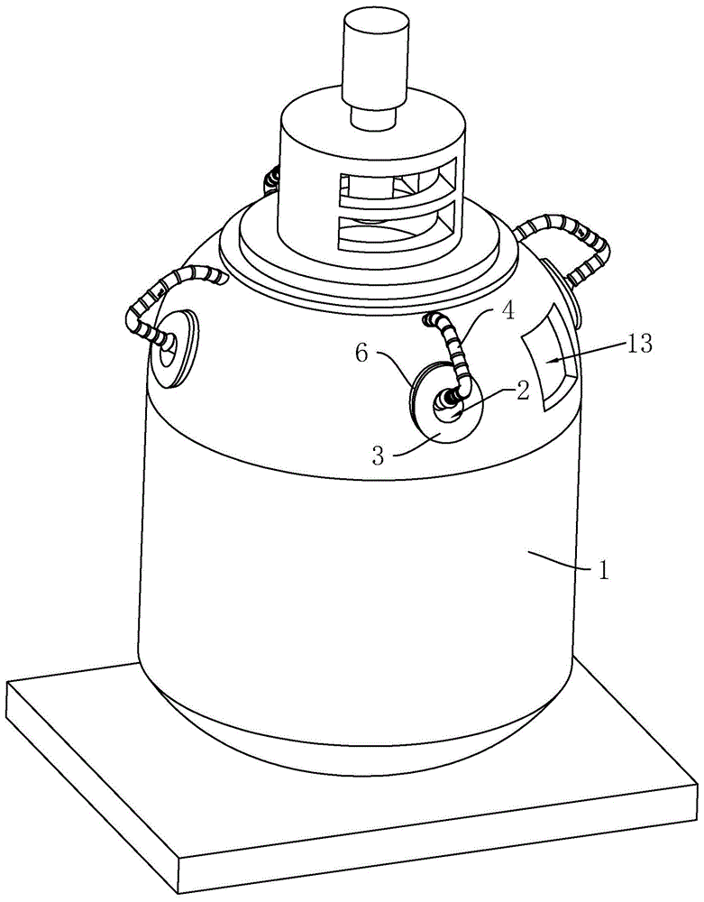 一种带照明灯的胶水反应釜的制作方法