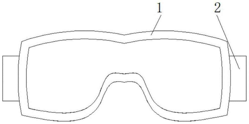 一种方便佩戴眼镜的防护护目镜的制作方法