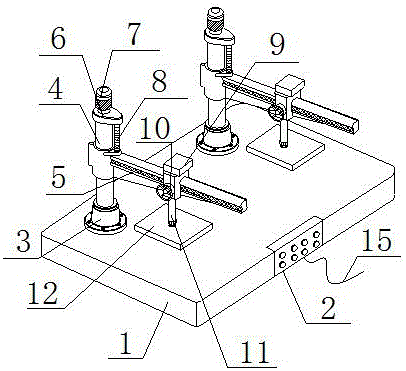 一种多排多轴家具木工钻床的制作方法