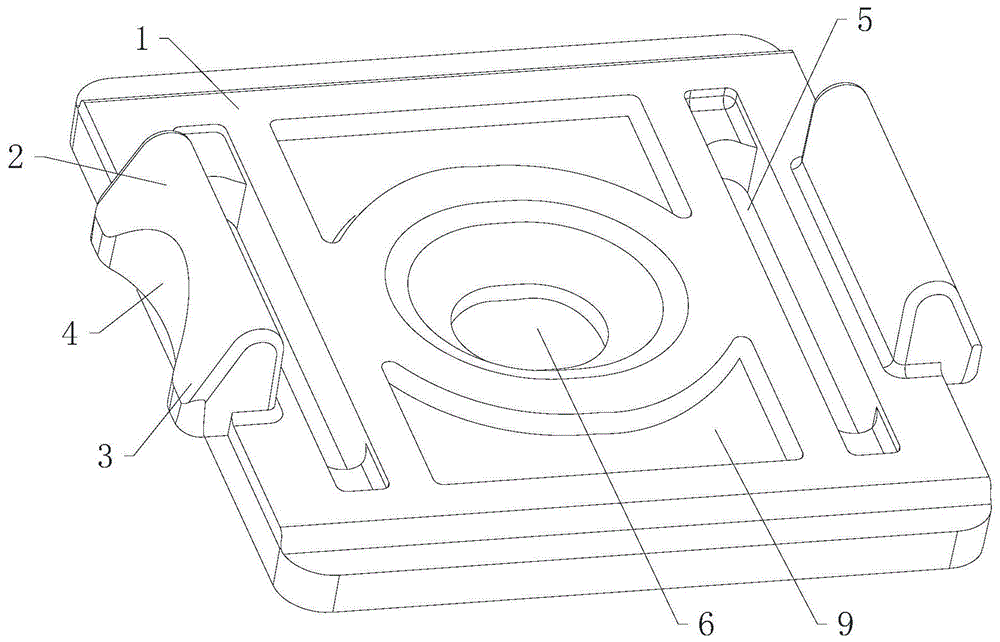 一种卡扣安装板及灯具的制作方法