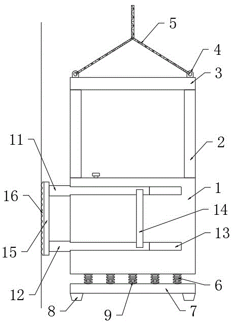 一种土木建筑施工平台的制作方法