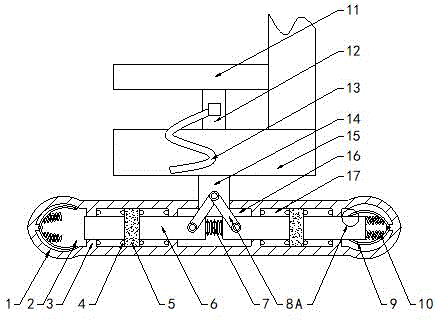 一种具有缓冲装置的防护型电动观光车座椅的制作方法