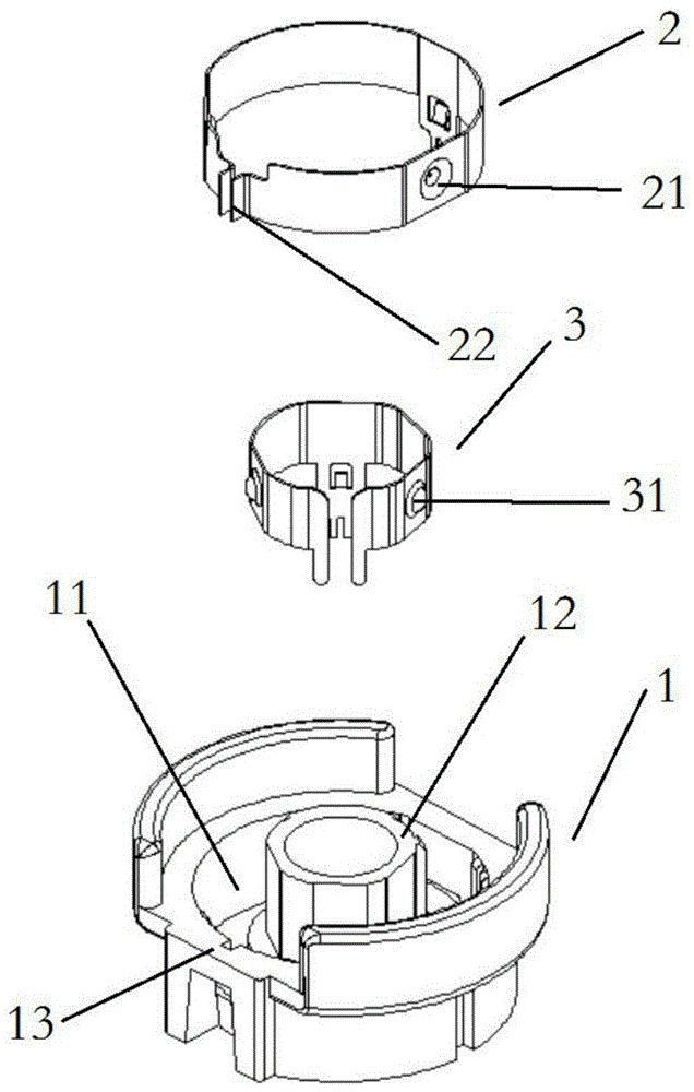 一种用于超声刀的电连接结构及超声刀的制作方法