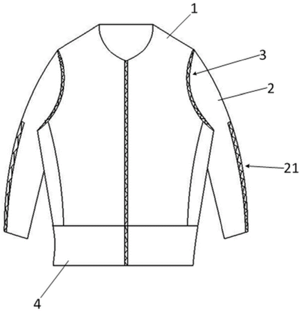 一种拆卸折叠羽绒服的制作方法