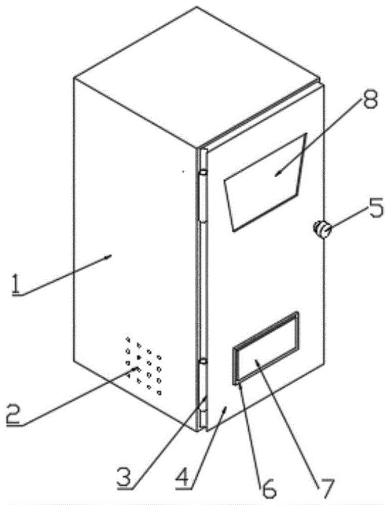 一种结构简单的地铁用电气柜的制作方法