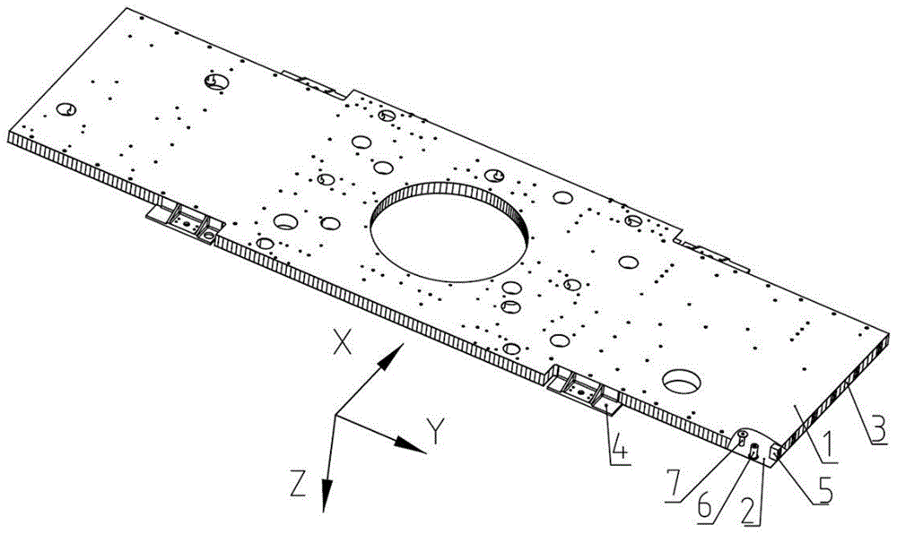一种承载和星箭连接一体化卫星结构板的制作方法