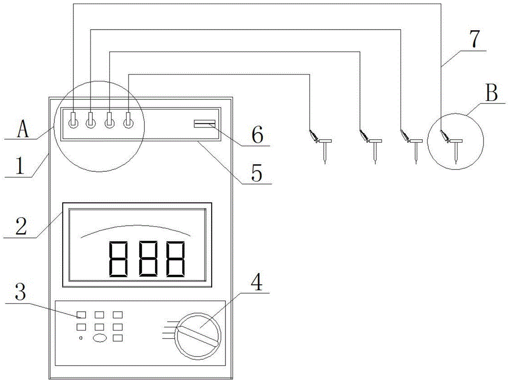 一种接地电阻测试仪的制作方法