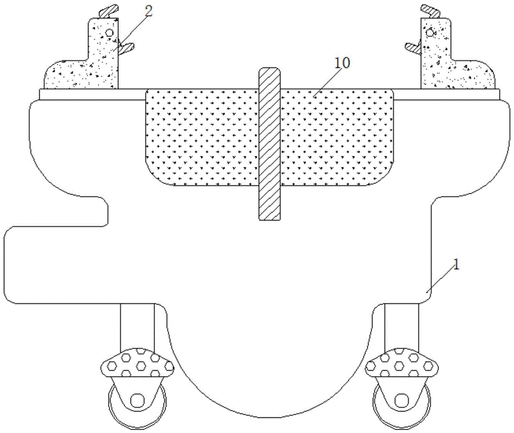 一种具有双重固定作用的长款物件运输筐的制作方法