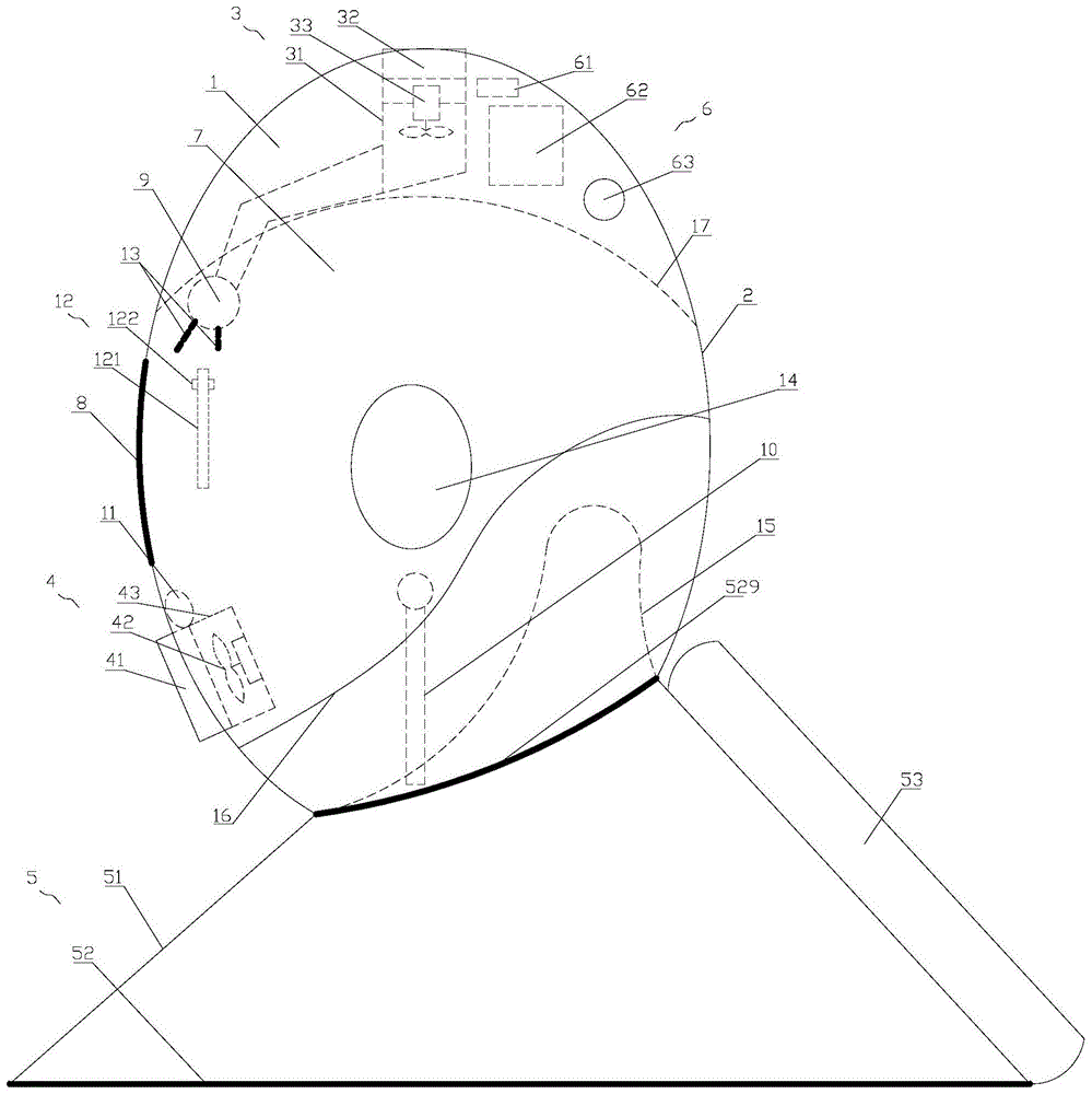 一种抗病毒智能调节防护头套的制作方法