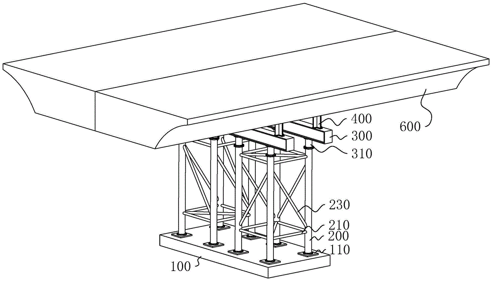 一种辅助钢箱梁拼接吊装的支架的制作方法