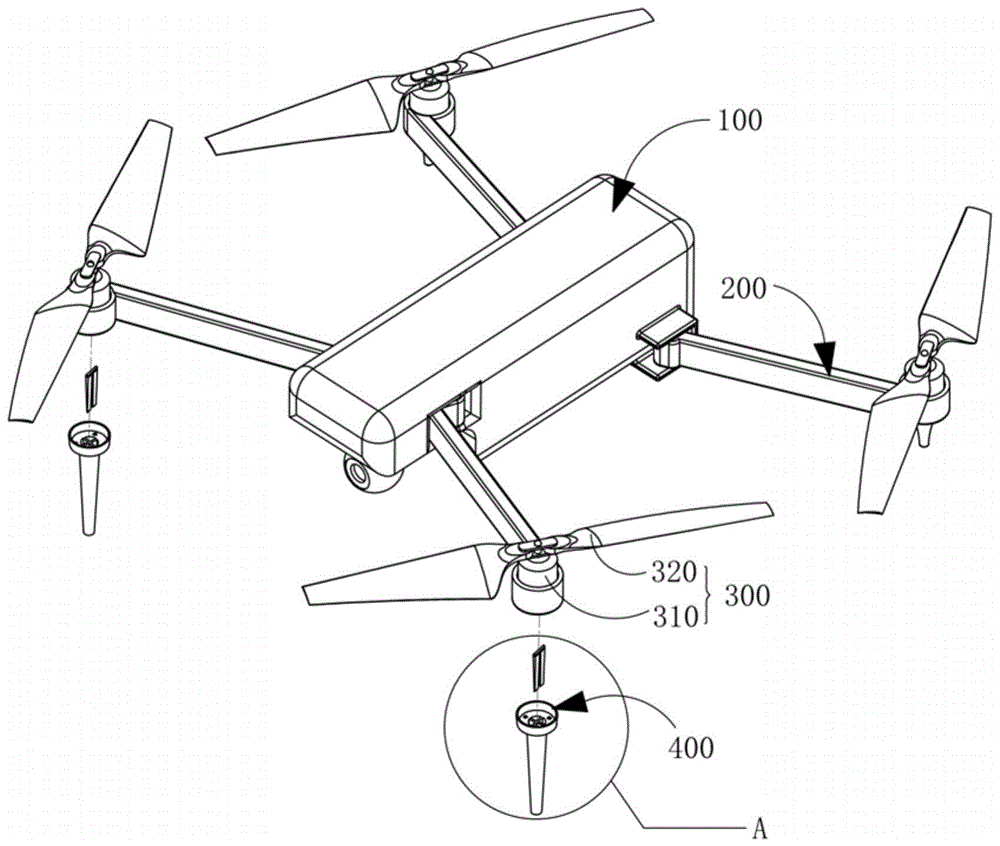 无人机脚架及无人机的制作方法