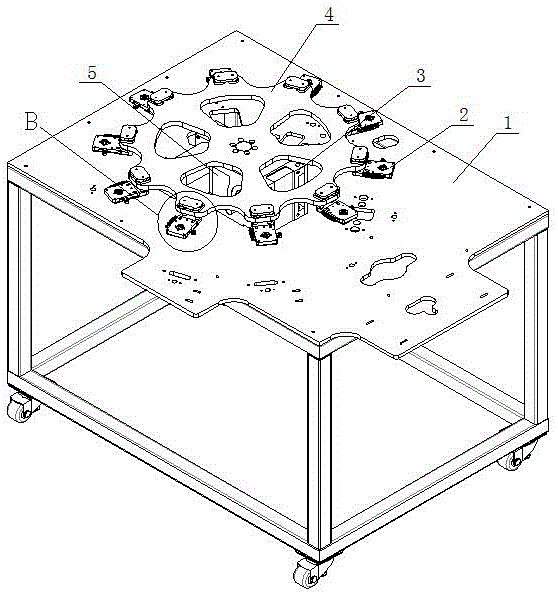 画笔笔头自动生产机的转盘夹爪机构的制作方法