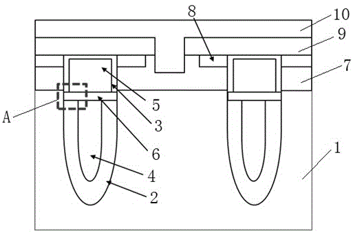 一种屏蔽闸沟槽式功率金属氧化物半导体场效晶体管的制作方法